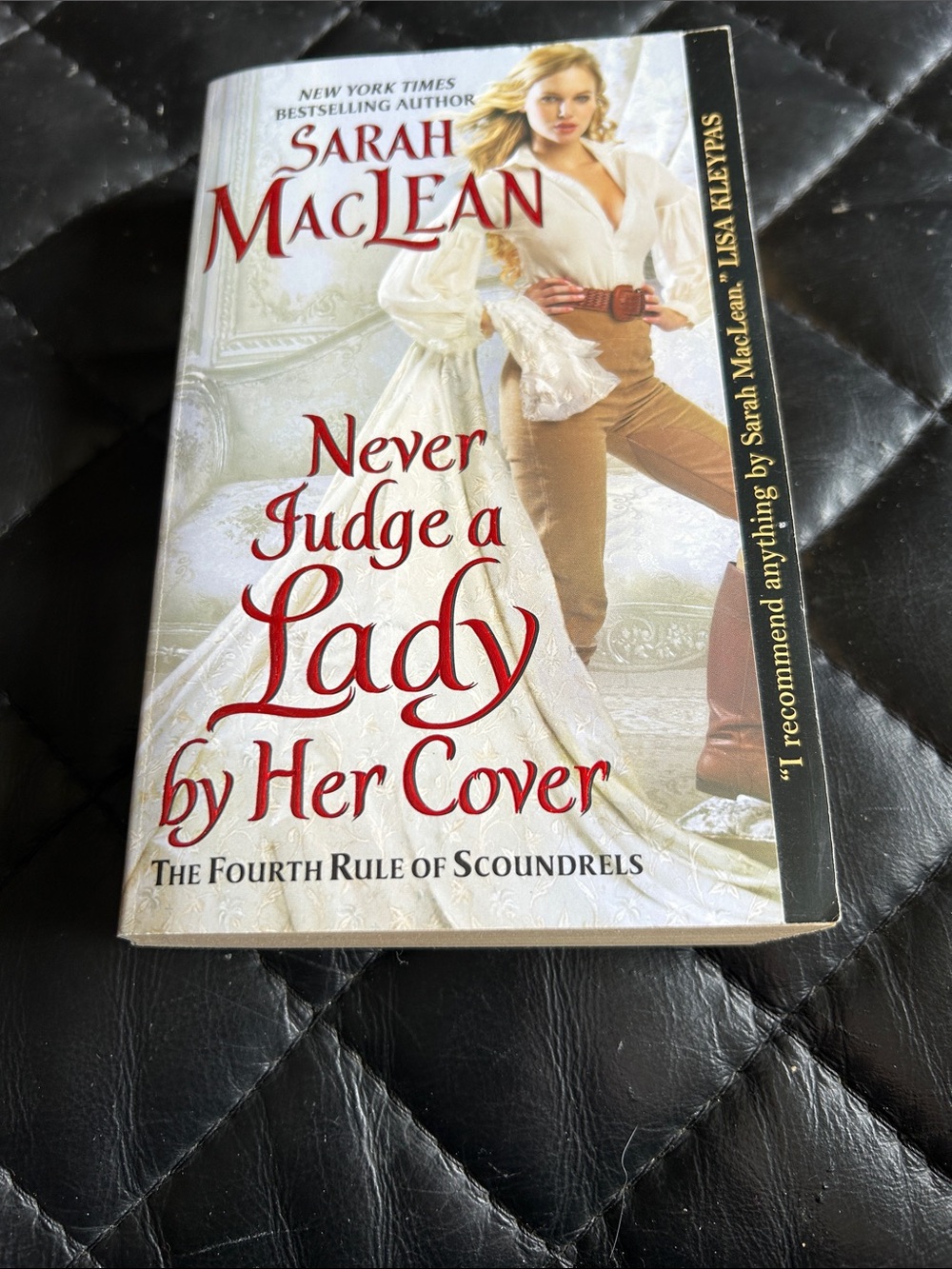 Never judge a lady by her cover